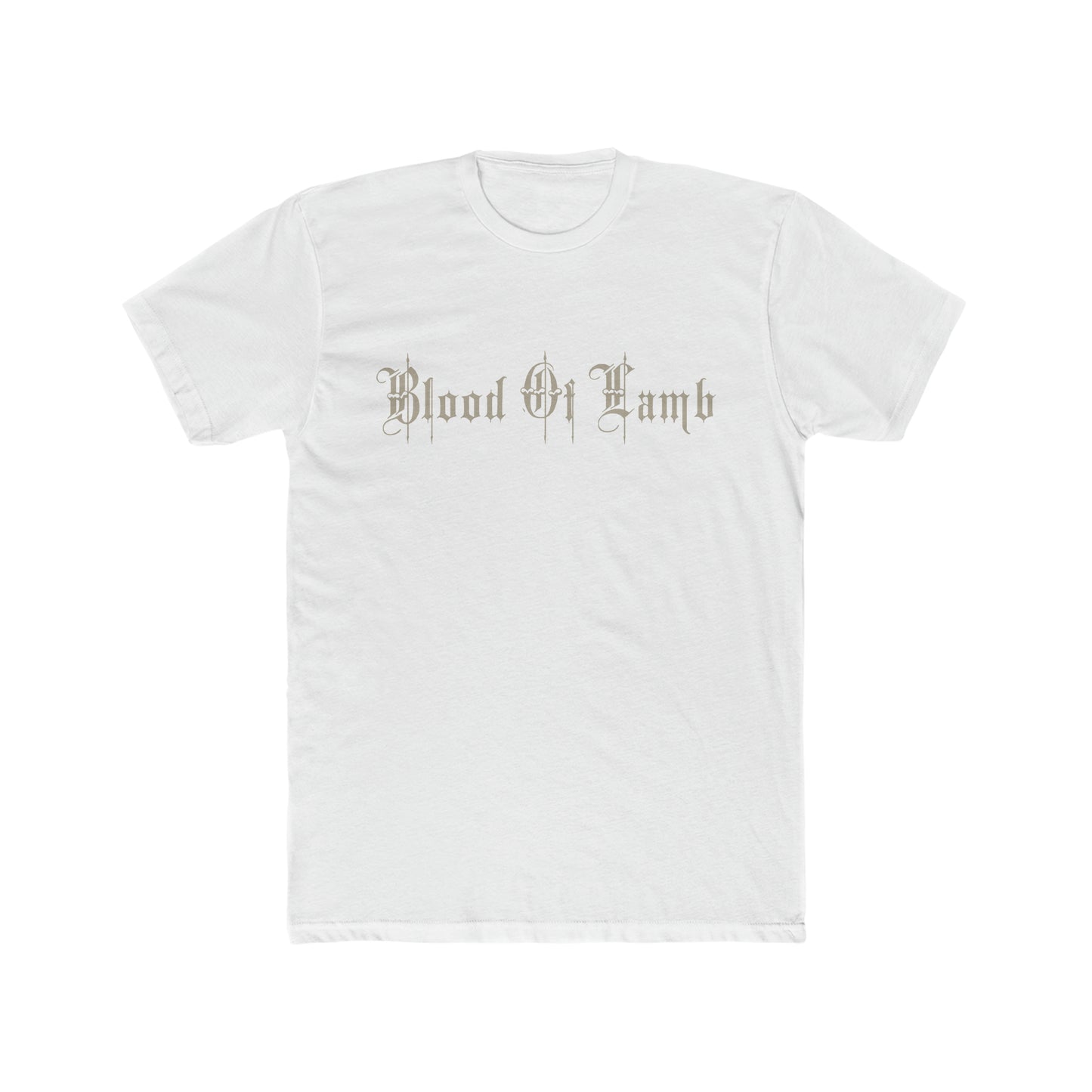 Blood Of Lamb Cotton Crew Tee Sand Font