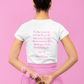 Blessed and Highly Favored + John 3:16 T-Shirt Hot Pink on White