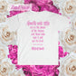 Angel baby T-shirt front - Proverbs 18:21 back Softstyle T-Shirt